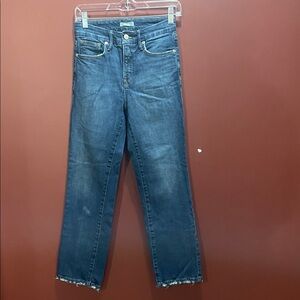 Good American Women’s Dark Blue Straight-Leg Jeans